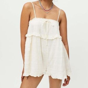 Urban Outfitters ruffle me romper